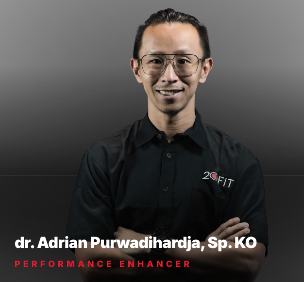 dr. Adrian Purwadihardja, Sp.KO — sports medicine doctor at 20FIT Sports Clinic Jakarta