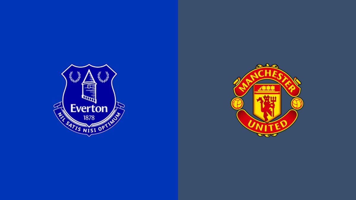 Laga Everton vs Manchester United di Liga Inggris