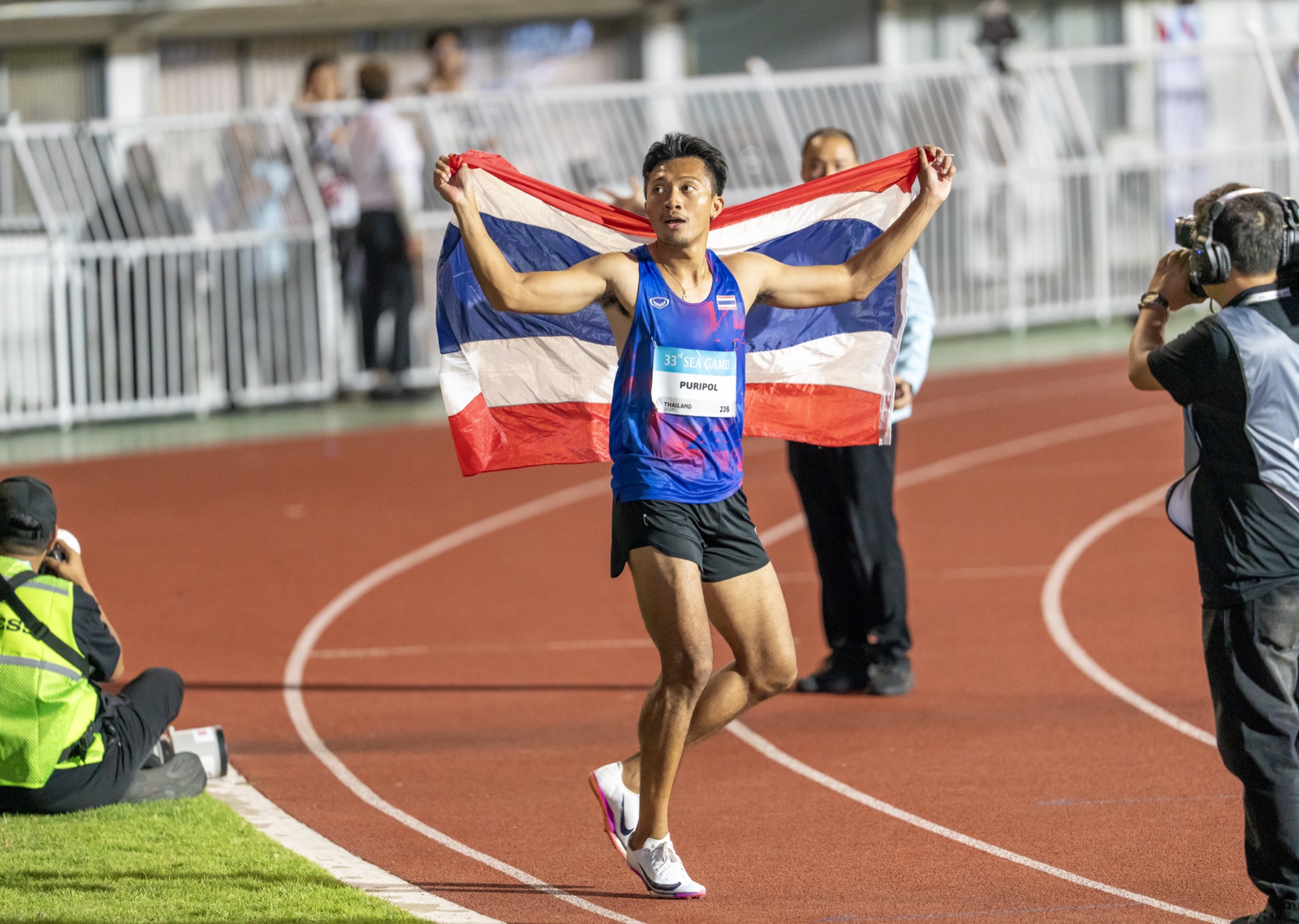 Puripol Boonson Sprint Double, Dina Aulia Finis Kelima di Atletik Asian Games 2026