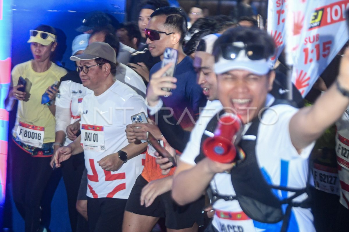 Pelari di Jakarta International Marathon 2026