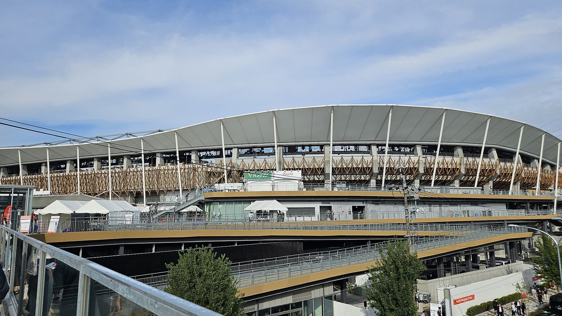 Foto ilustrasi: tampak luar Paloma Mizuho Stadium di Nagoya, venue utama Asian Para Games 2026, saat Asian Games 19 September 2026