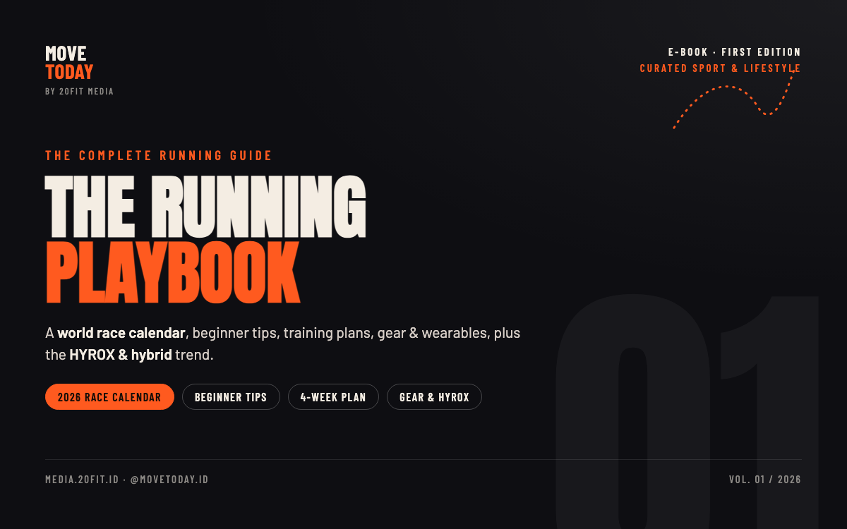 The Running Playbook 2026 — header